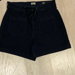 Faherty Midnight Blue Jean Shorts